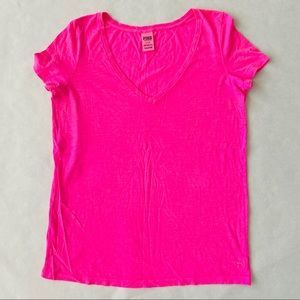 PINK Victoria’s Secret | Perfect V Neck T-shirt L
